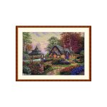Make A Wish Cottage Counted Cross Stitch Kit (image for) Make A Wish Cottage Counted Cross Stitch Kit